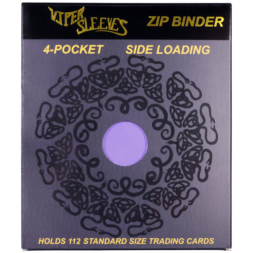 Misty Lavender Viper Toploader Binder – 4-Pocket - Image 6