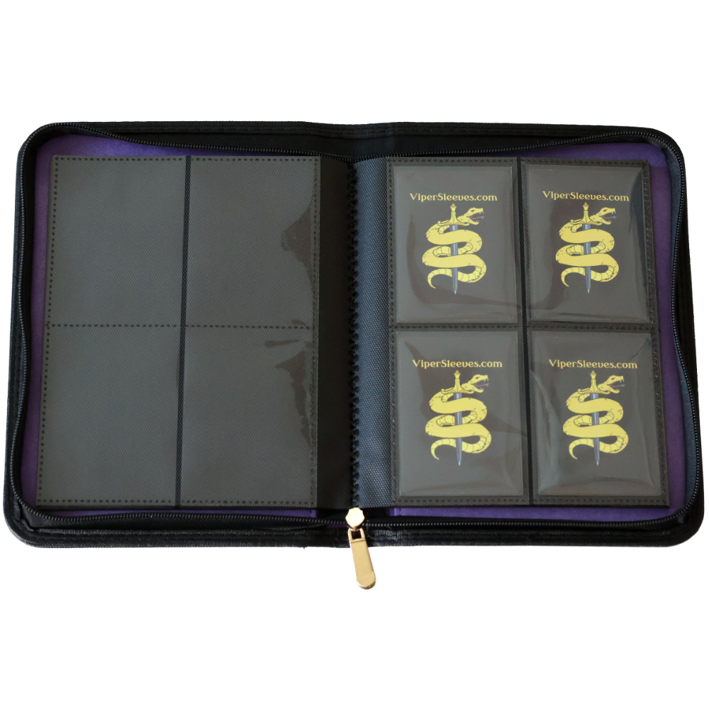 4 pocket standard size binder open view
