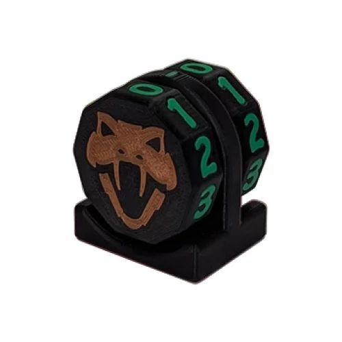 Copperhead Life Counter – Black with Green Numbers