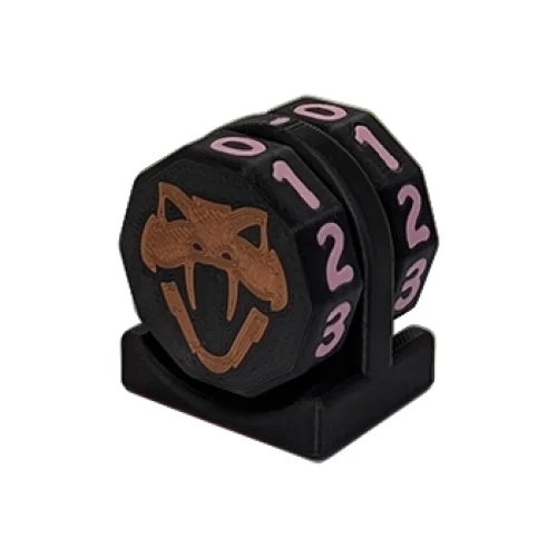 Copperhead Life Counter – Black with Pink Numbers