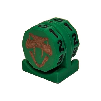 Copperhead Life Counter – Green with Black Numbers