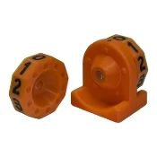Copperhead Life Counter – Orange with Black Numbers