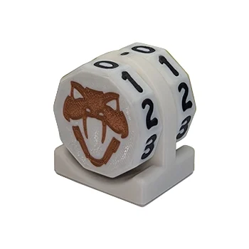 Copperhead Life Counter – White with Black Numbers