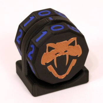 Copperhead Life Counter – Black with Blue Numbers