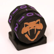 Copperhead Life Counter – Black with Purple Numbers