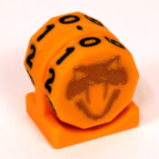 Copperhead Life Counter – Orange with Black Numbers