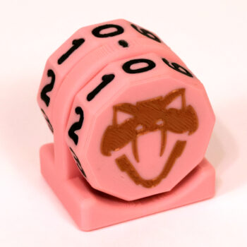 Copperhead Life Counter – Pink with Black Numbers