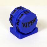 Viper Sleeves Logo Life Counter Blue Body with Black Numbers