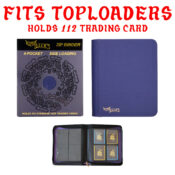 Toploader Binder Collage Blue