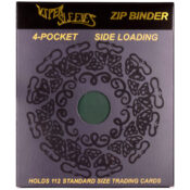 green toploader binder retail packaging