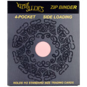 Pink toploader binder retail packaging