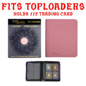 Toploader Binder Collage Pink