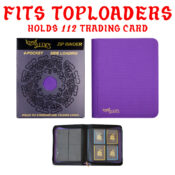 Toploader Binder Collage Purple