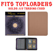 Toploader Binder Collage Tan
