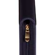 black binder zipper closeup