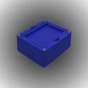 Blue Viper Stronghold Deck Box with magnetic dice tray and commander slot Dice and Token Tray