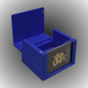 Blue Viper Stronghold Deck Box with magnetic dice tray and commander slot