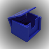 Blue Viper Stronghold Deck Box with magnetic dice tray and commander slot