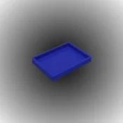 Blue Viper Stronghold Deck Box with magnetic dice tray and commander slot Token Tray