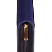 blue zipper closeup