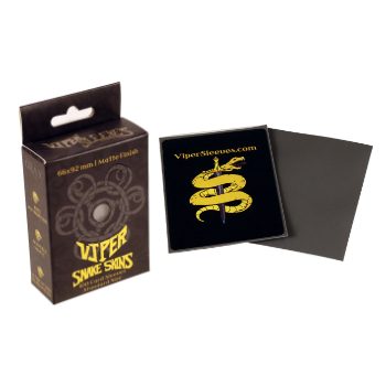 Viper Snakeskins standard size matte gray TCG card sleeves