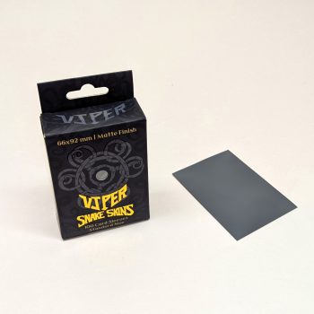 Viper Snakeskins standard size matte gray TCG card sleeves