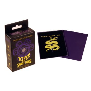 Viper Snakeskins standard size matte purple TCG card sleeves