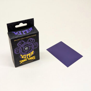 Viper Snakeskins standard size matte purple TCG card sleeves