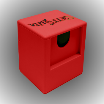 Red Viper Crucible Deck Box with dice tray and commander slot