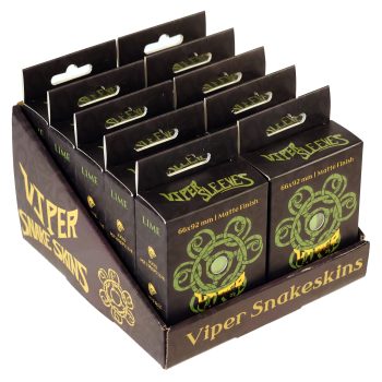 Snakeskins Lime TCG Sleeves (Case of 10 Packs)