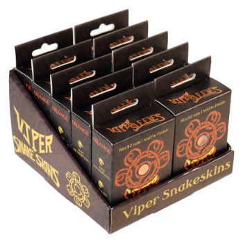 Snakeskins Orange TCG Sleeves (Case of 10 Packs)