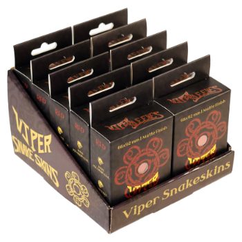 Snakeskins Red TCG Sleeves (Case of 10 Packs)