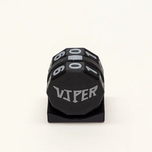 Gray Viper Life Counter with magnetic two-wheel design for TCG games