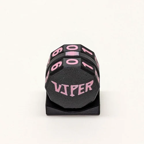Pink Viper Life Counter with magnetic two-wheel design for TCG games