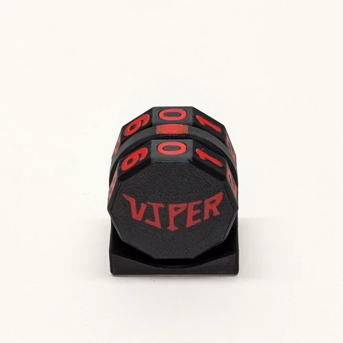Red Viper Life Counter with magnetic two-wheel design for TCG games