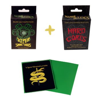 Green Viper Snakeskins plus Hard Cores Double Sleeve Kit