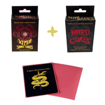 Pink Viper Snakeskins plus Hard Cores Double Sleeve Kit