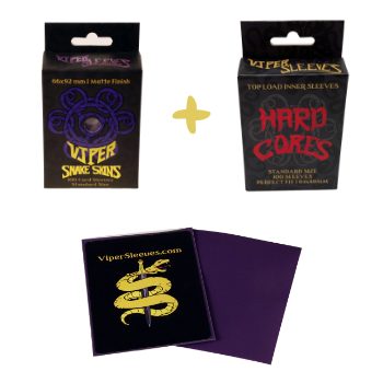 Purple Viper Snakeskins plus Hard Cores Double Sleeve Kit
