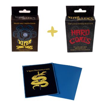 Teal Viper Snakeskins plus Hard Cores Double Sleeve Kit