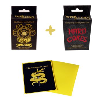 Yellow Viper Snakeskins plus Hard Cores Double Sleeve Kit